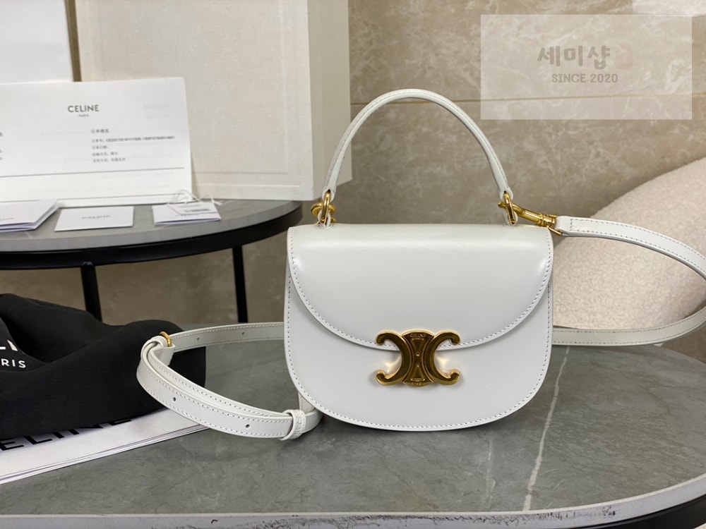C E L I N E Celine Mini Clea Vesace Calfskin Bag 1번 이미지
