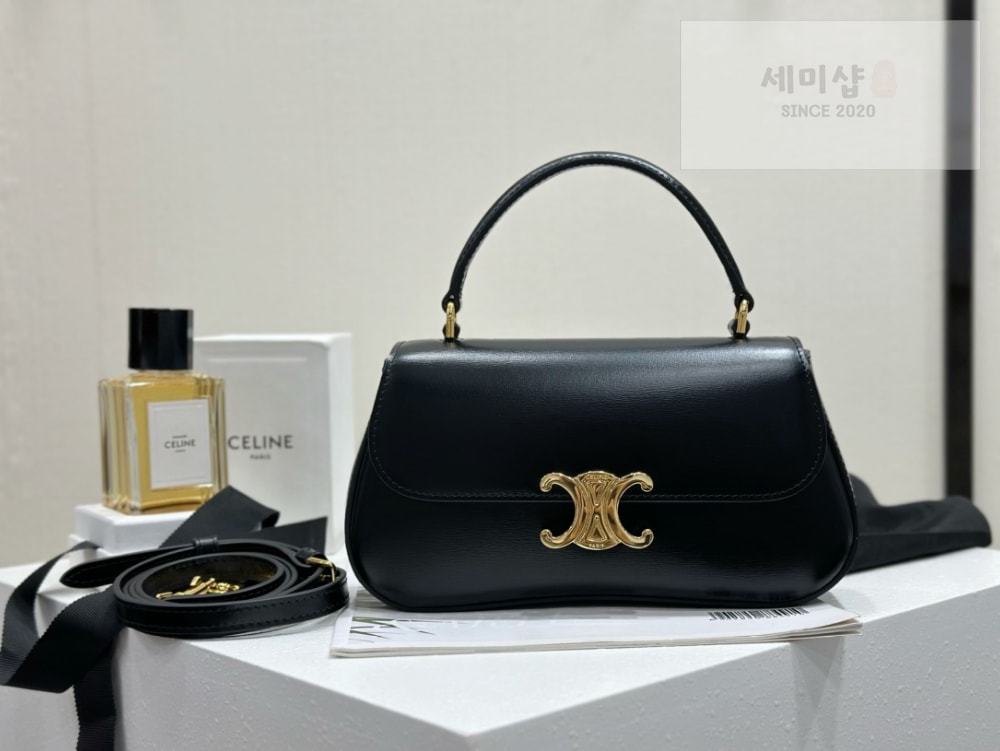 C E L I N E Celine Teen Lola Triomphe Shiny Calfskin Bag 1번 이미지
