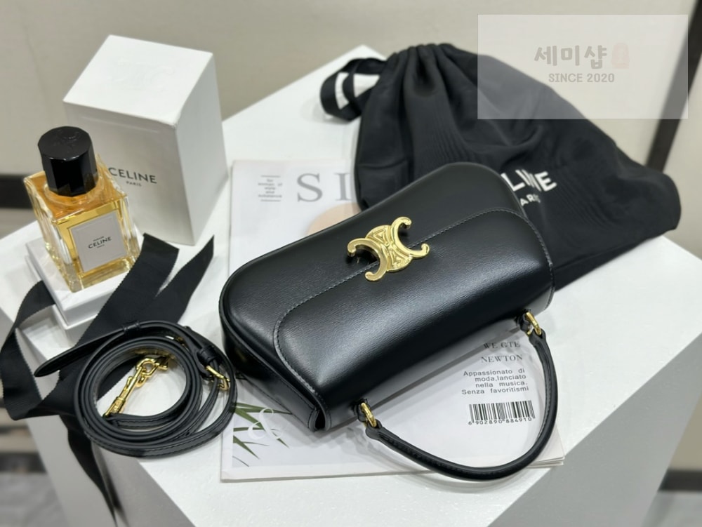 C E L I N E Celine Teen Lola Triomphe Shiny Calfskin Bag 5번 이미지
