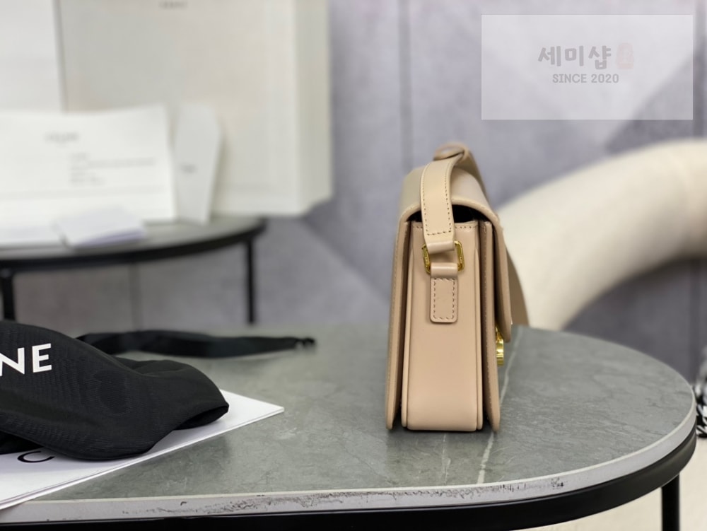 C E L I N E Celine Teen Triomphe Bag Shiny Calfskin Bag 9번 이미지