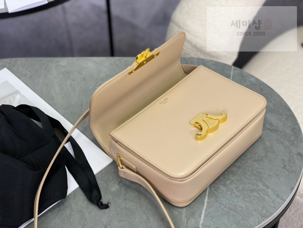 C E L I N E Celine Teen Triomphe Bag Shiny Calfskin Bag 6번 이미지