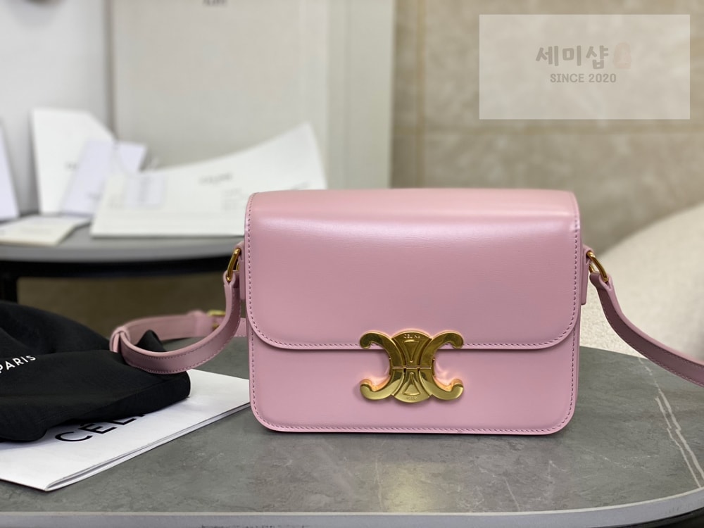 C E L I N E Celine Teen Triomphe Bag Shiny Calfskin Bag 1번 이미지