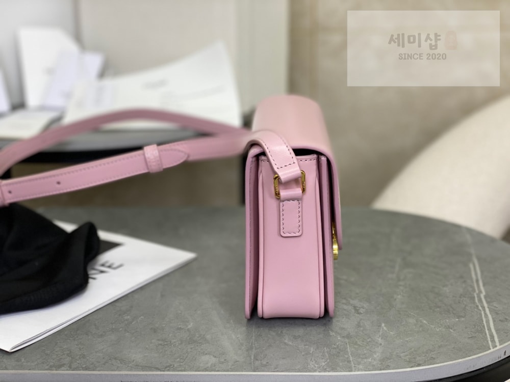 C E L I N E Celine Teen Triomphe Bag Shiny Calfskin Bag 4번 이미지