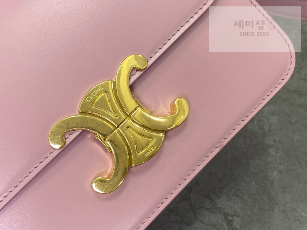 C E L I N E Celine Teen Triomphe Bag Shiny Calfskin Bag 5번 이미지