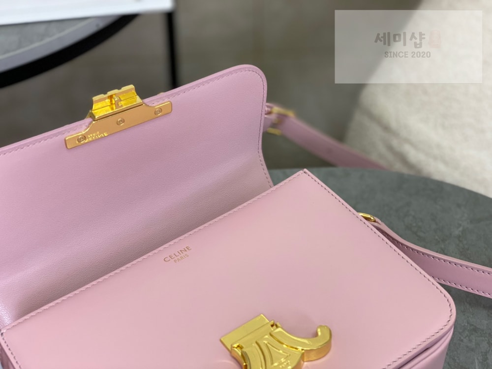 C E L I N E Celine Teen Triomphe Bag Shiny Calfskin Bag 6번 이미지