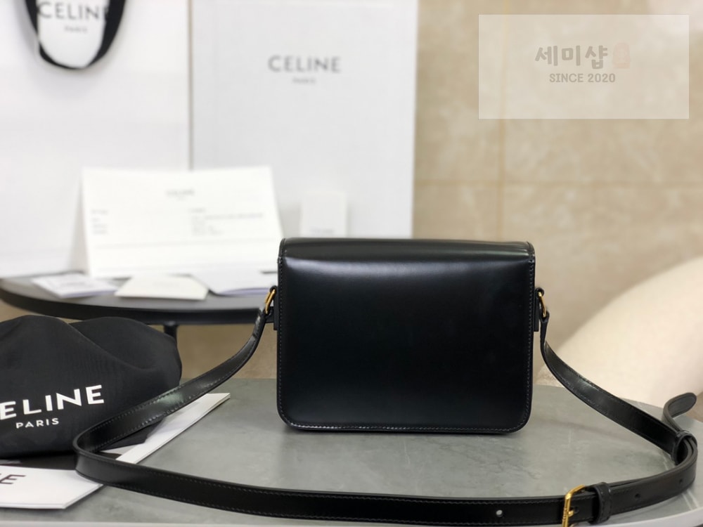 C E L I N E Celine Teen Triomphe Bag Shiny Calfskin Bag 2번 이미지