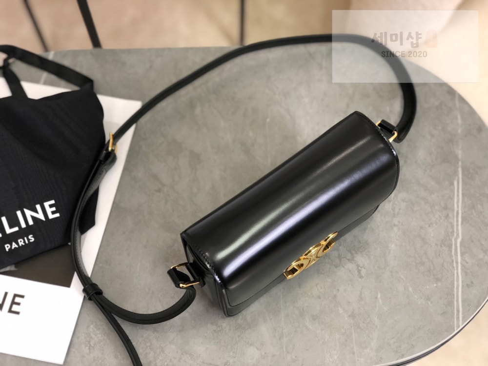C E L I N E Celine Teen Triomphe Bag Shiny Calfskin Bag 4번 이미지