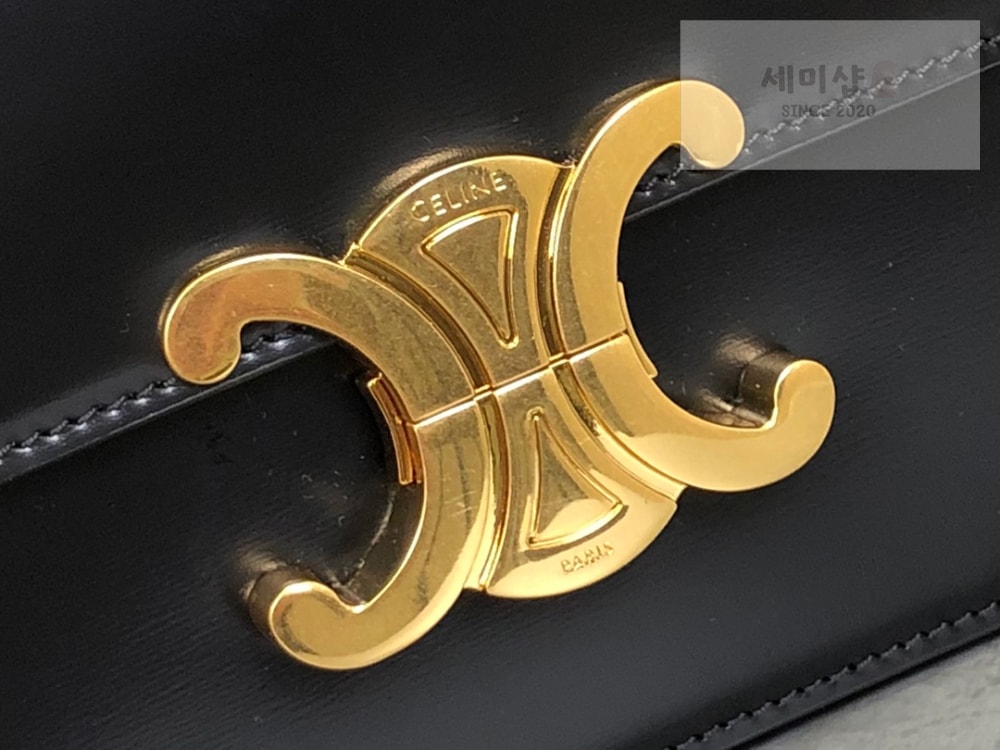 C E L I N E Celine Teen Triomphe Bag Shiny Calfskin Bag 9번 이미지