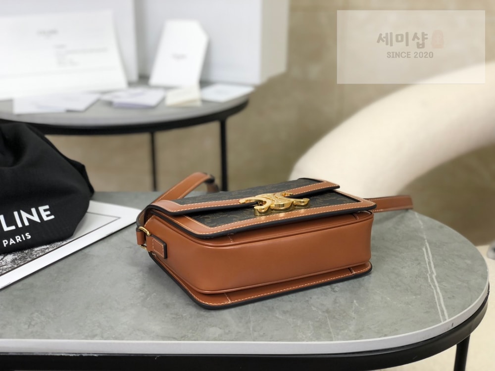 C E L I N E Celine Teen Triomphe Canvas Bag Bag 5번 이미지