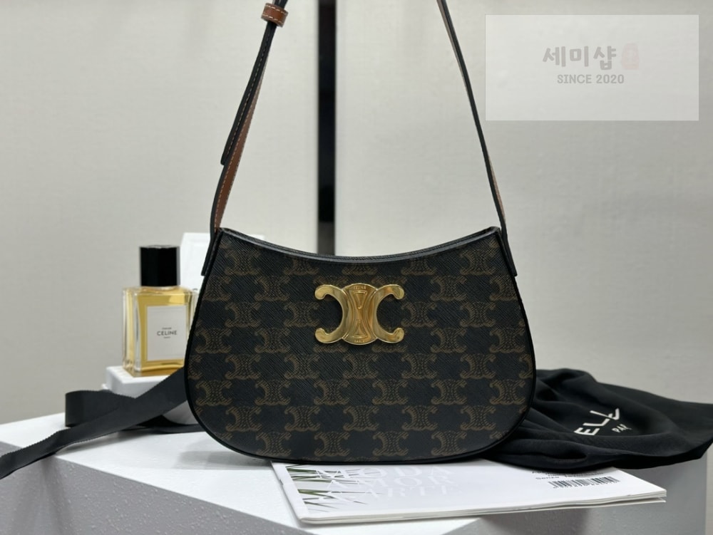 C E L I N E Celine Tilly Canvas & Calfskin Bag 1번 이미지