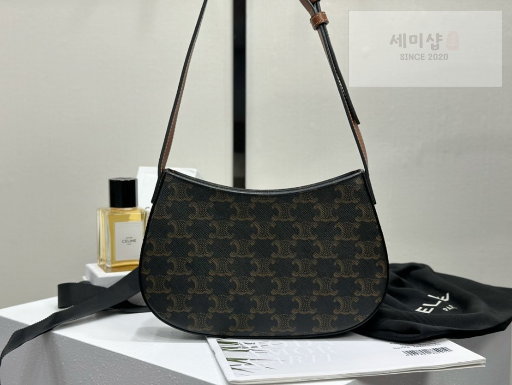 C E L I N E Celine Tilly Canvas & Calfskin Bag 2번 이미지