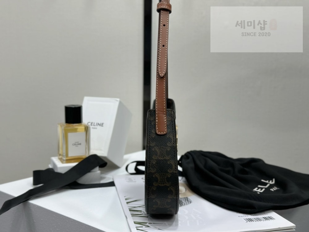 C E L I N E Celine Tilly Canvas & Calfskin Bag 4번 이미지