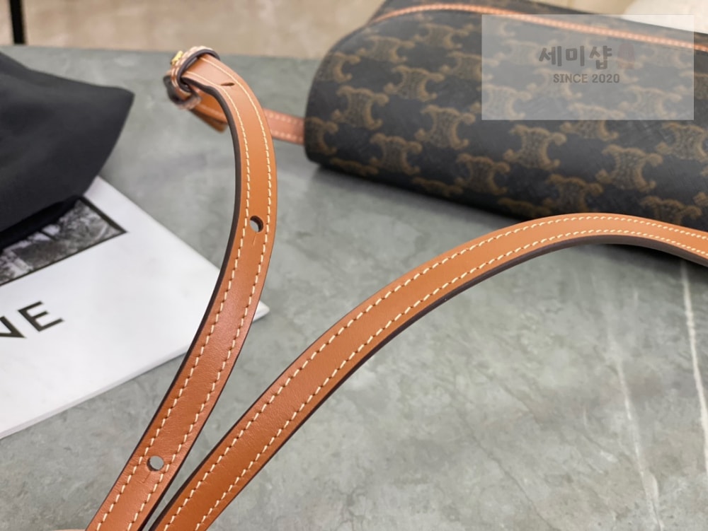 C E L I N E Celine Wallet on strap in Triomphe Canvas Bag 5번 이미지