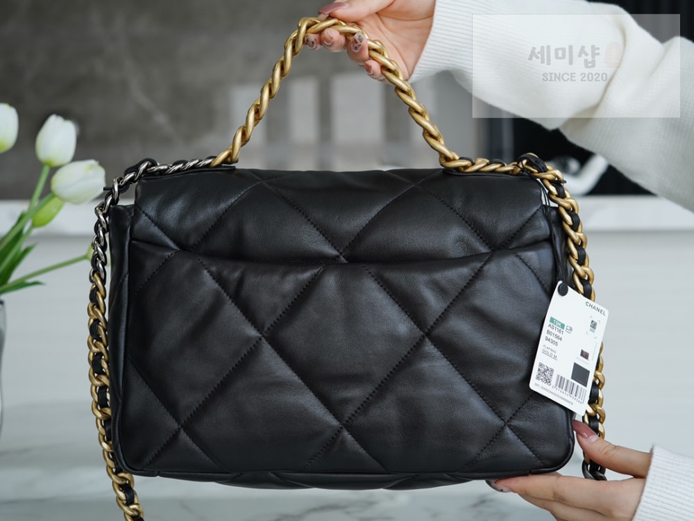 C H A N E L Chanel 19 Large 블랙 Bag 8번 이미지
