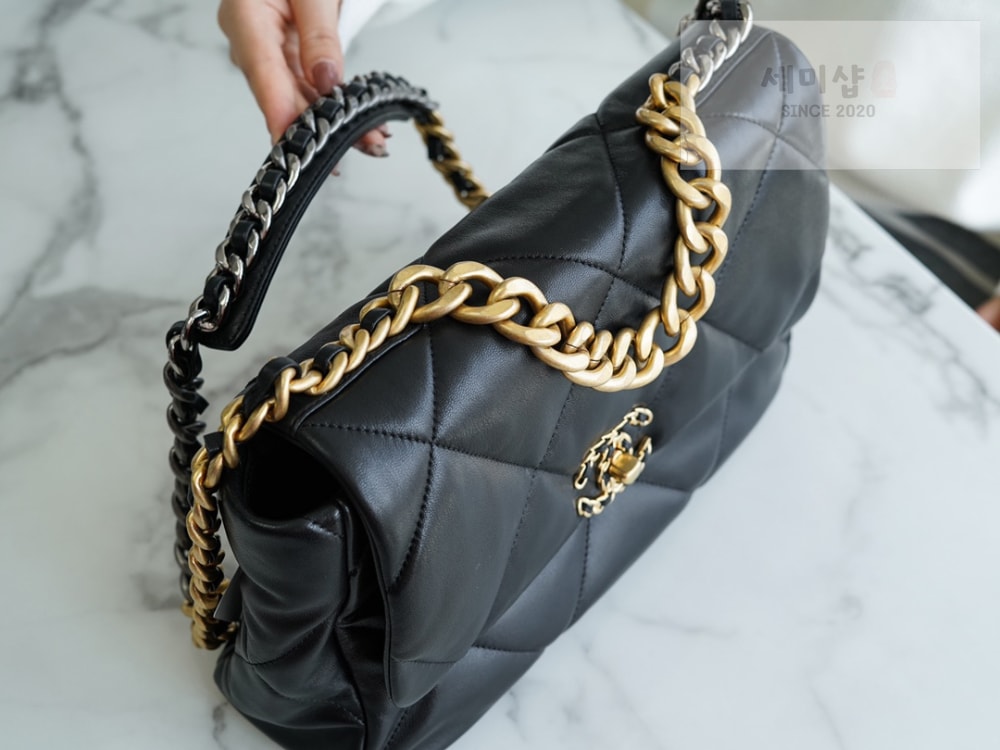 C H A N E L Chanel 19 Large 블랙 Bag 5번 이미지