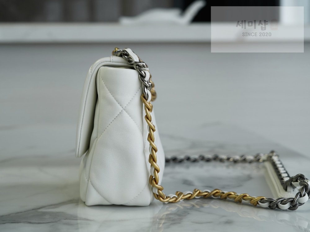 C H A N E L Chanel 19 Medium 화이트 Bag 3번 이미지