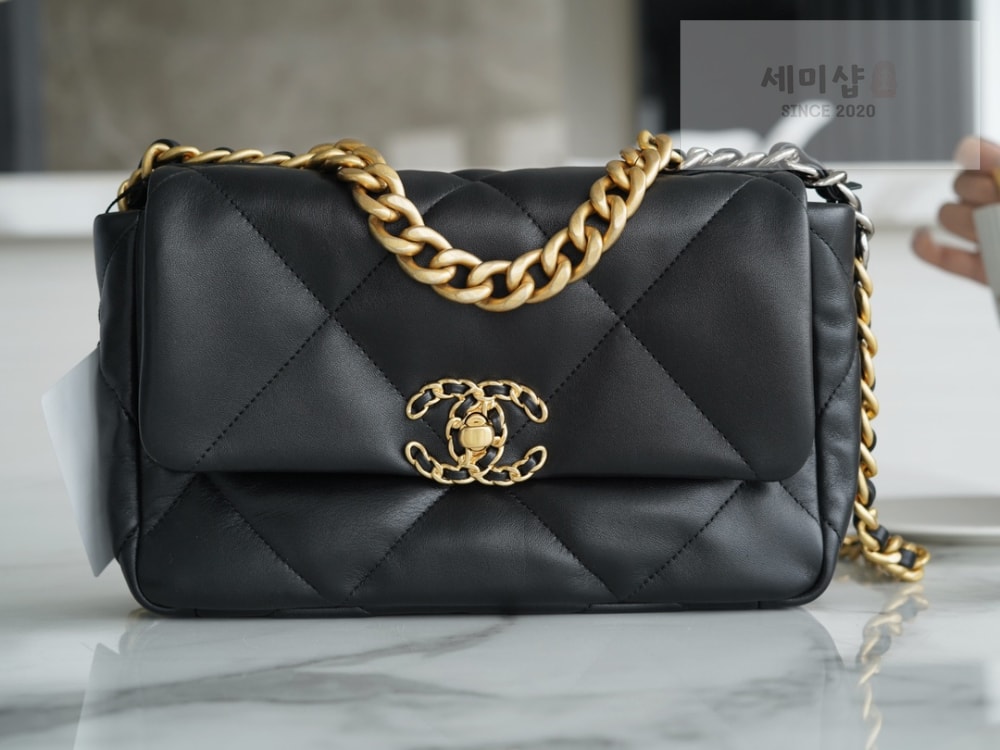 C H A N E L Chanel 19 Medium 블랙 Bag 1번 이미지
