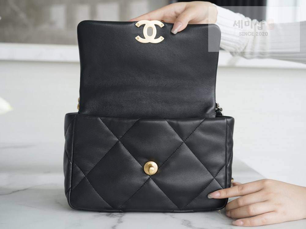 C H A N E L Chanel 19 Medium 블랙 Bag 8번 이미지