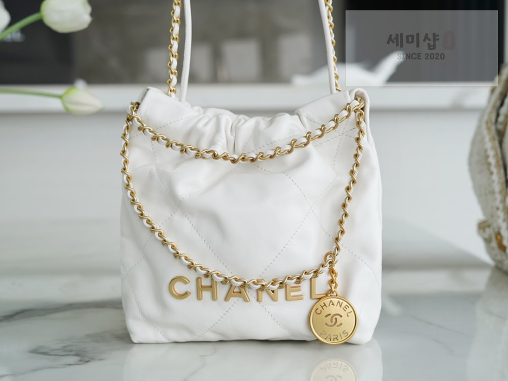 C H A N E L Chanel 22 Mini 화이트 Bag 1번 이미지