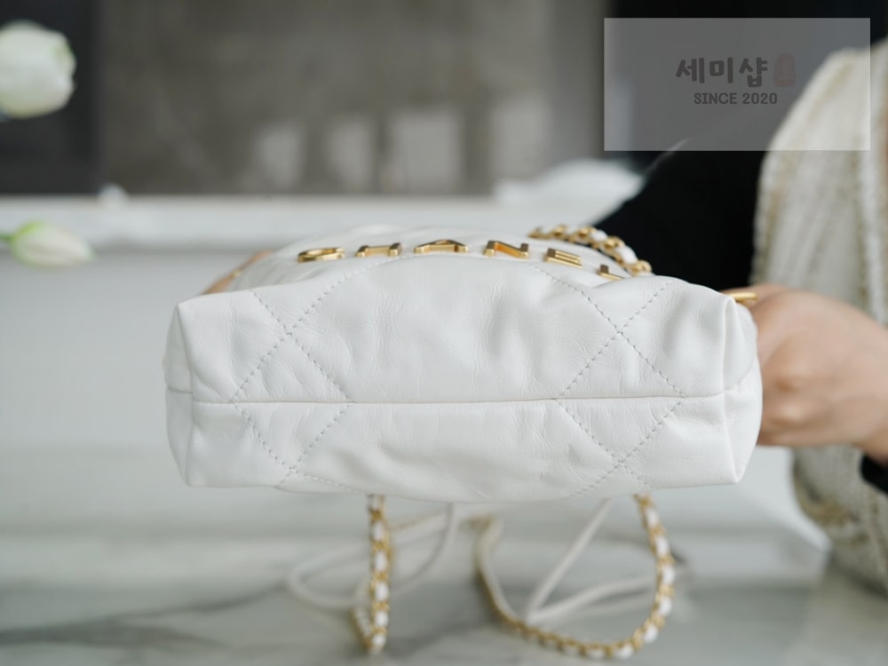 C H A N E L Chanel 22 Mini 화이트 Bag 4번 이미지