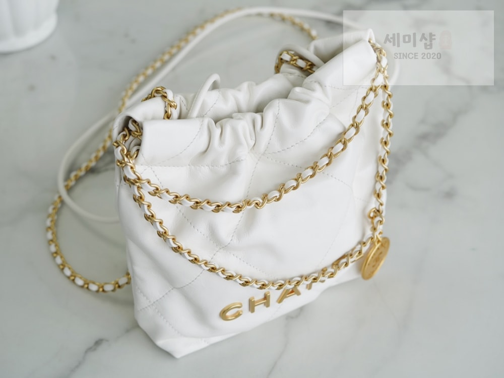 C H A N E L Chanel 22 Mini 화이트 Bag 5번 이미지