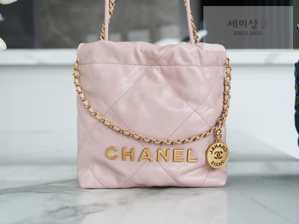C H A N E L Chanel 22 Mini 파우더핑크 Bag 1번 이미지