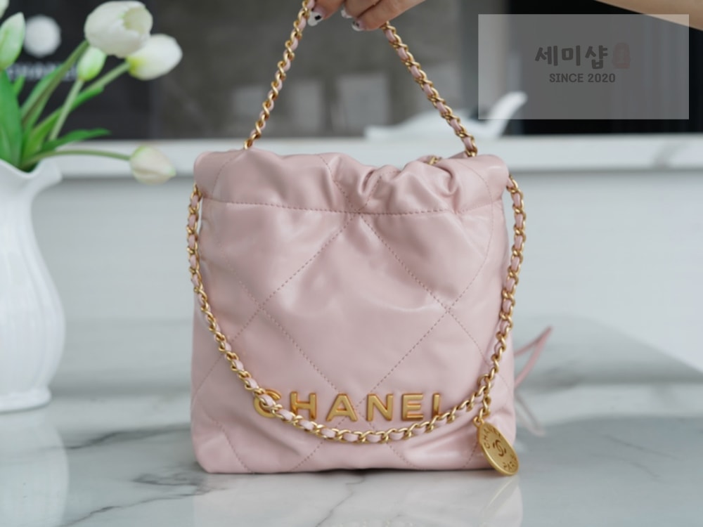 C H A N E L Chanel 22 Mini 파우더핑크 Bag 2번 이미지