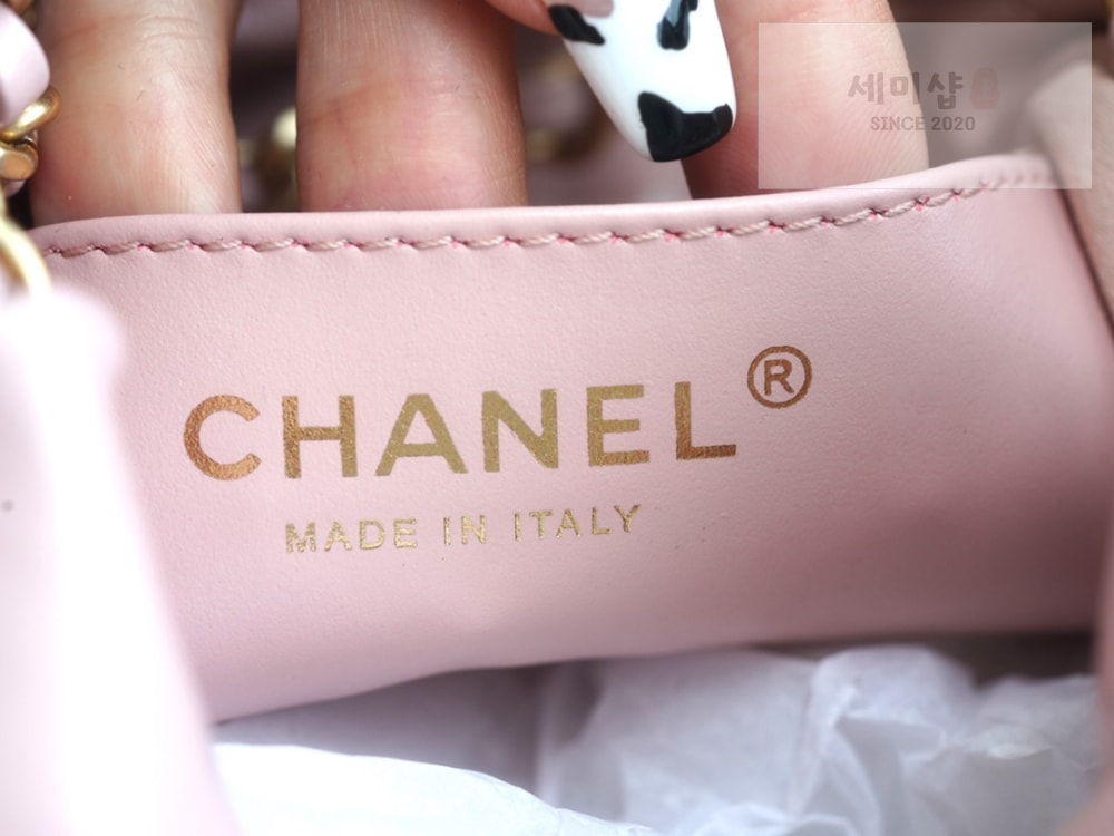 C H A N E L Chanel 22 Mini 파우더핑크 Bag 8번 이미지