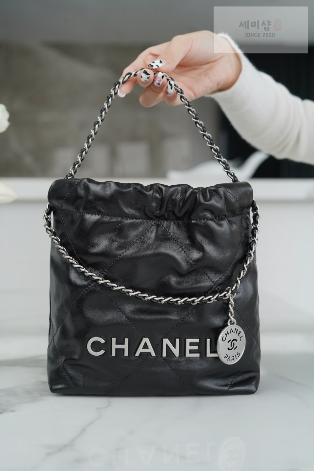 C H A N E L Chanel 22 Mini 블랙 Bag 1번 이미지