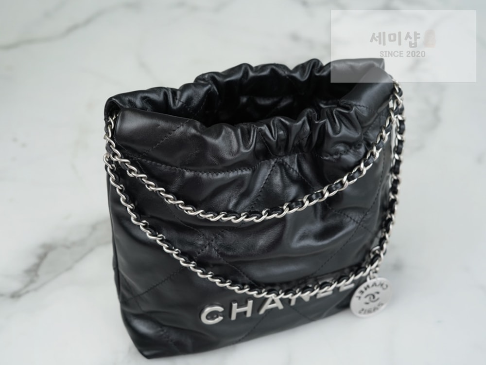 C H A N E L Chanel 22 Mini 블랙 Bag 5번 이미지