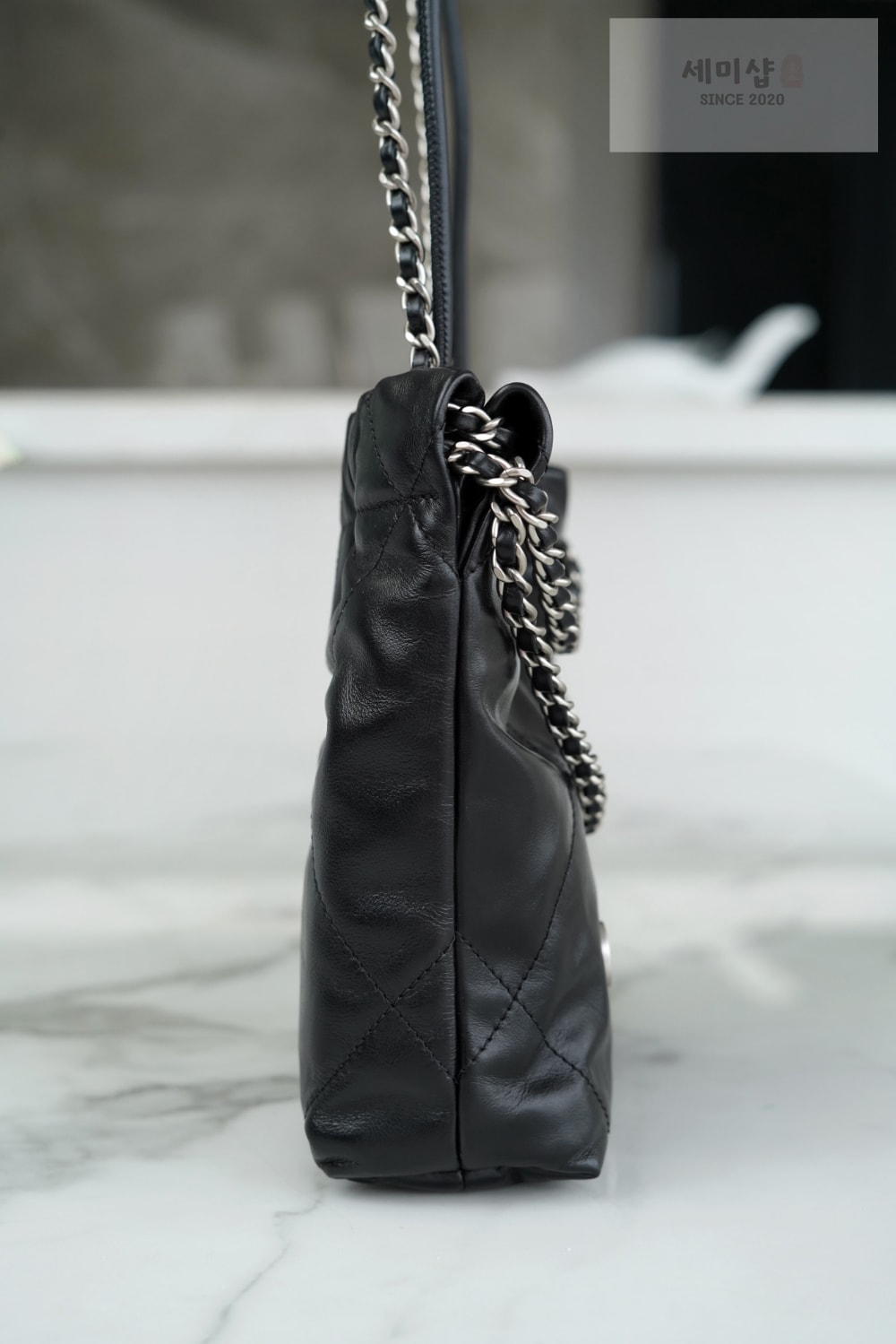 C H A N E L Chanel 22 Mini 블랙 Bag 6번 이미지