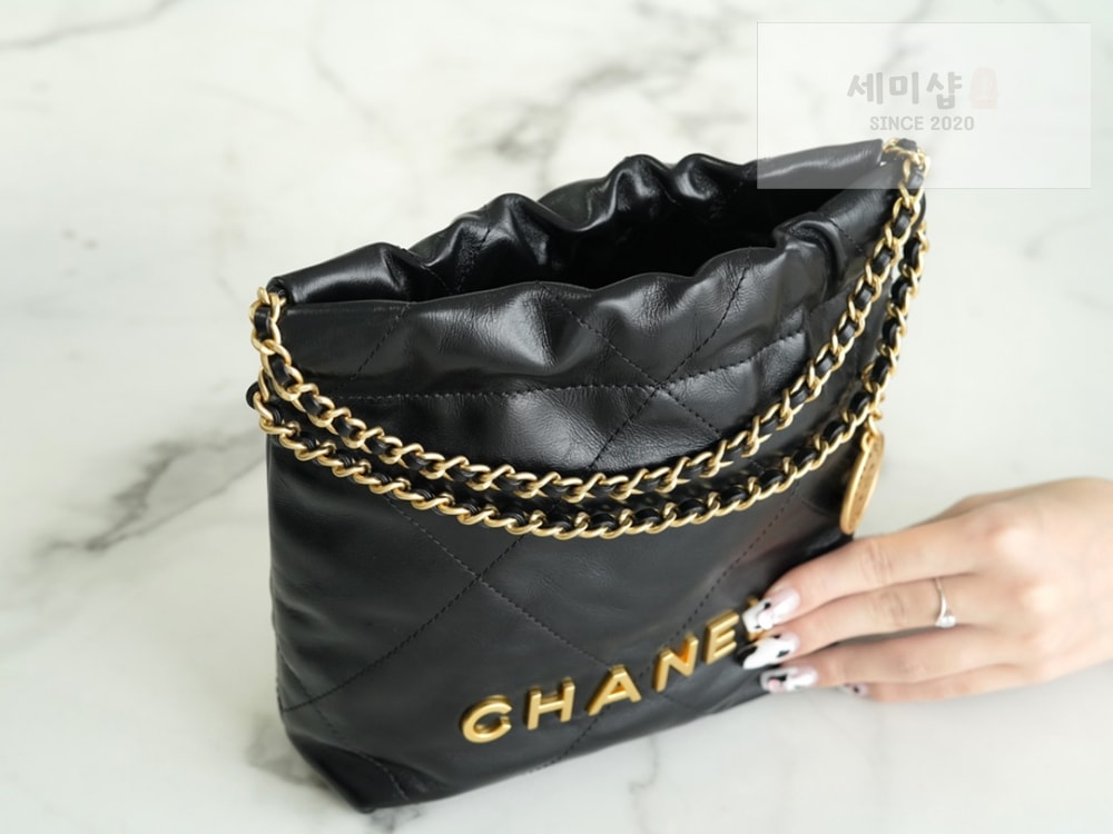 C H A N E L Chanel 22 Mini 블랙 Bag 5번 이미지