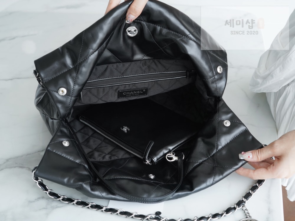 C H A N E L Chanel 22 Small 블랙 Bag 6번 이미지