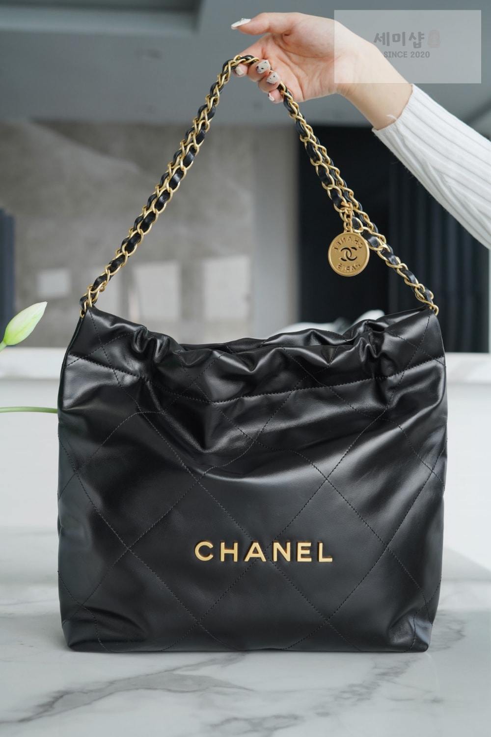 C H A N E L Chanel 22 Small 블랙 Bag 1번 이미지