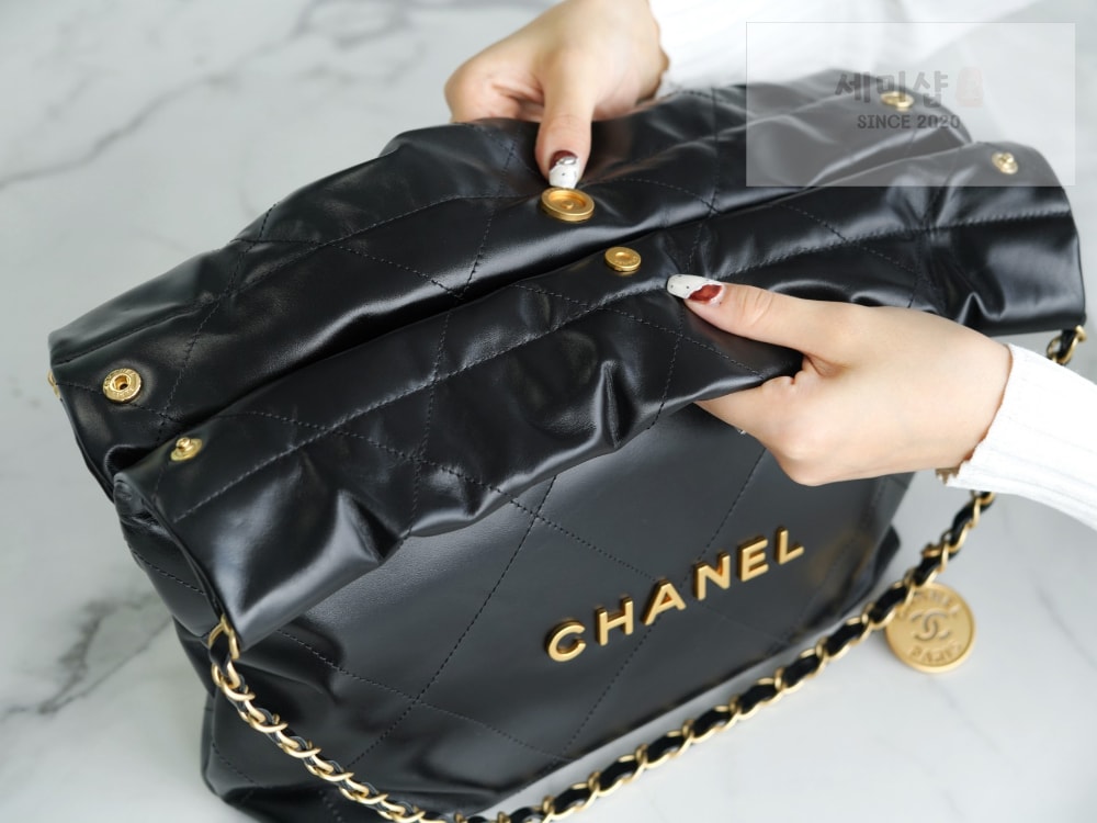 C H A N E L Chanel 22 Small 블랙 Bag 5번 이미지
