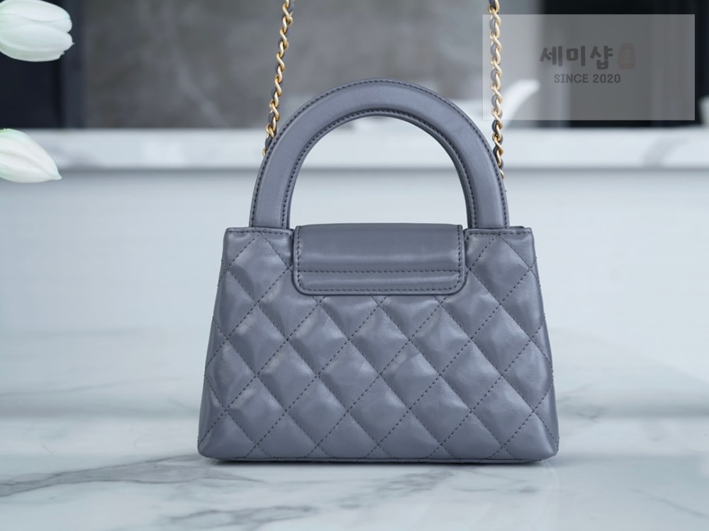 C H A N E L Chanel 23k Calfskin Kelly 그레이 Bag 2번 이미지