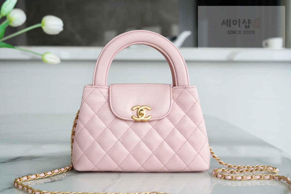 C H A N E L Chanel 23k Calfskin Kelly 파우더핑크 Bag 1번 이미지