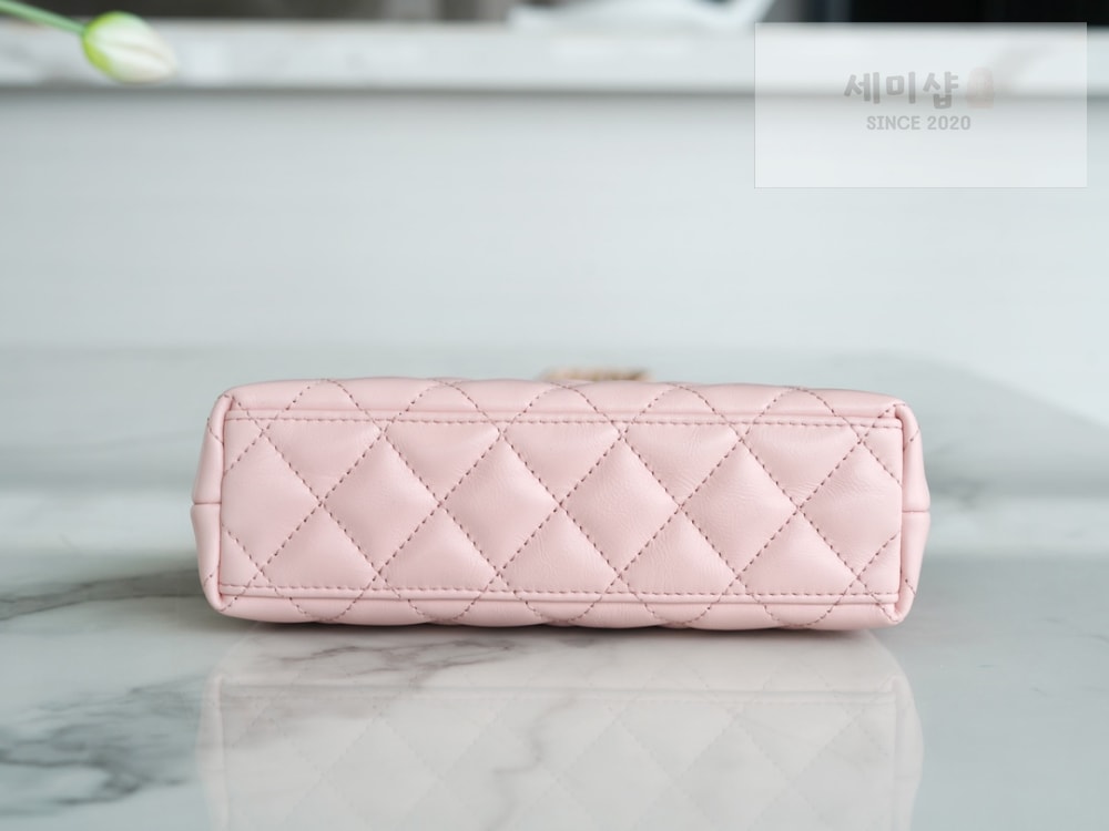 C H A N E L Chanel 23k Calfskin Kelly 파우더핑크 Bag 5번 이미지
