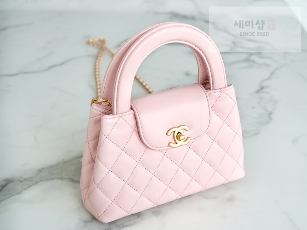 C H A N E L Chanel 23k Calfskin Kelly 파우더핑크 Bag 6번 이미지