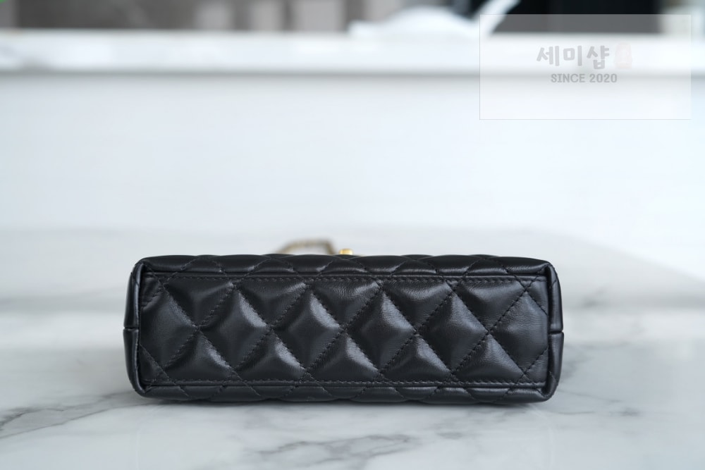 C H A N E L Chanel 23k Calfskin Kelly 블랙 Bag 5번 이미지