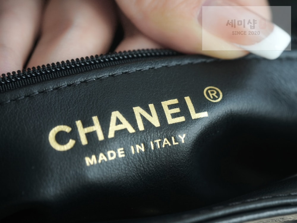 C H A N E L Chanel 23k Calfskin Kelly 블랙 Bag 8번 이미지
