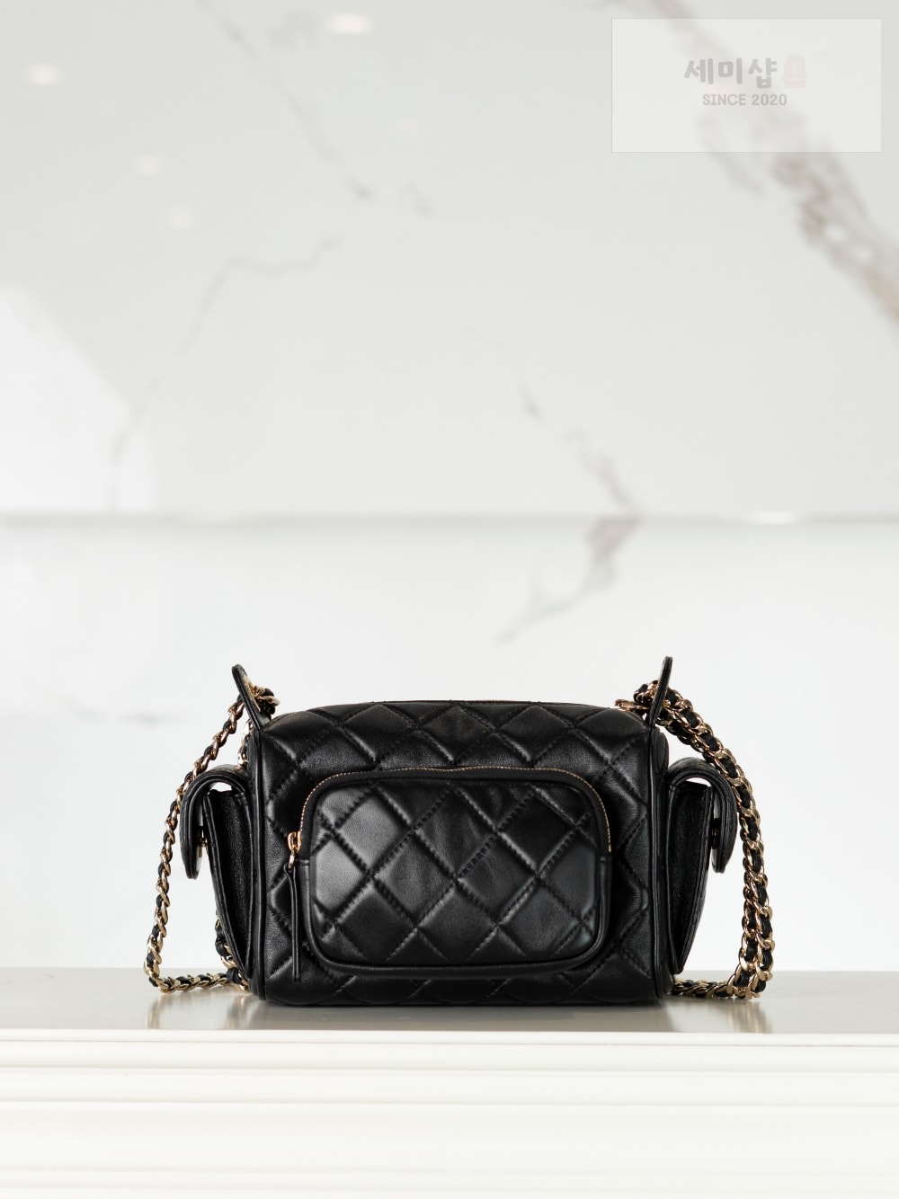 C H A N E L Chanel 24K Multi Pocket Camera 블랙 Bag 1번 이미지