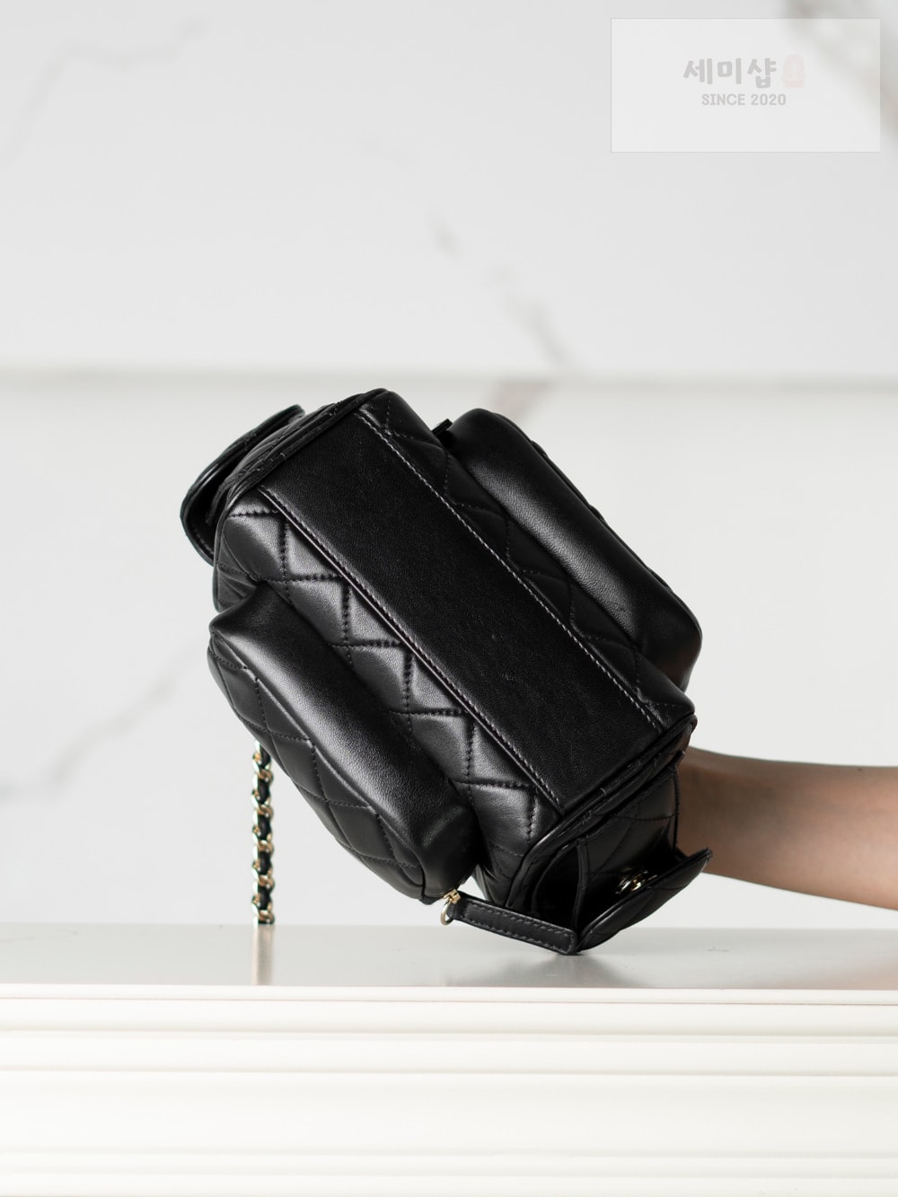 C H A N E L Chanel 24K Multi Pocket Camera 블랙 Bag 5번 이미지