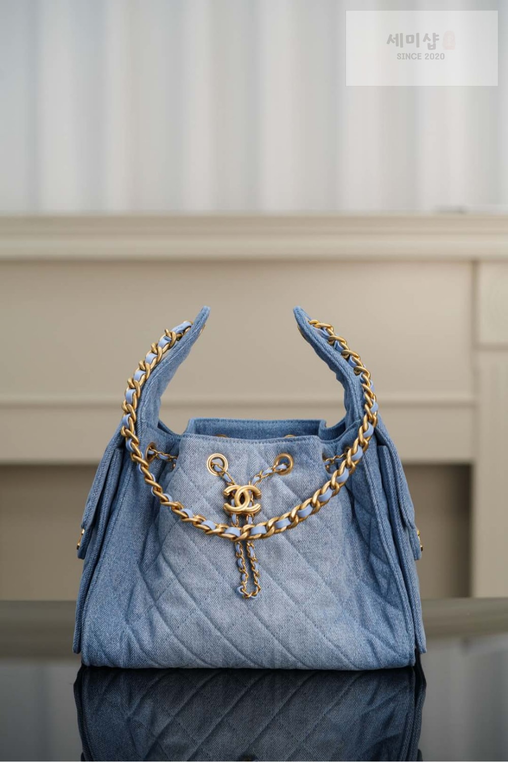 C H A N E L Chanel 25 Hobo Small 데님 Bag 1번 이미지