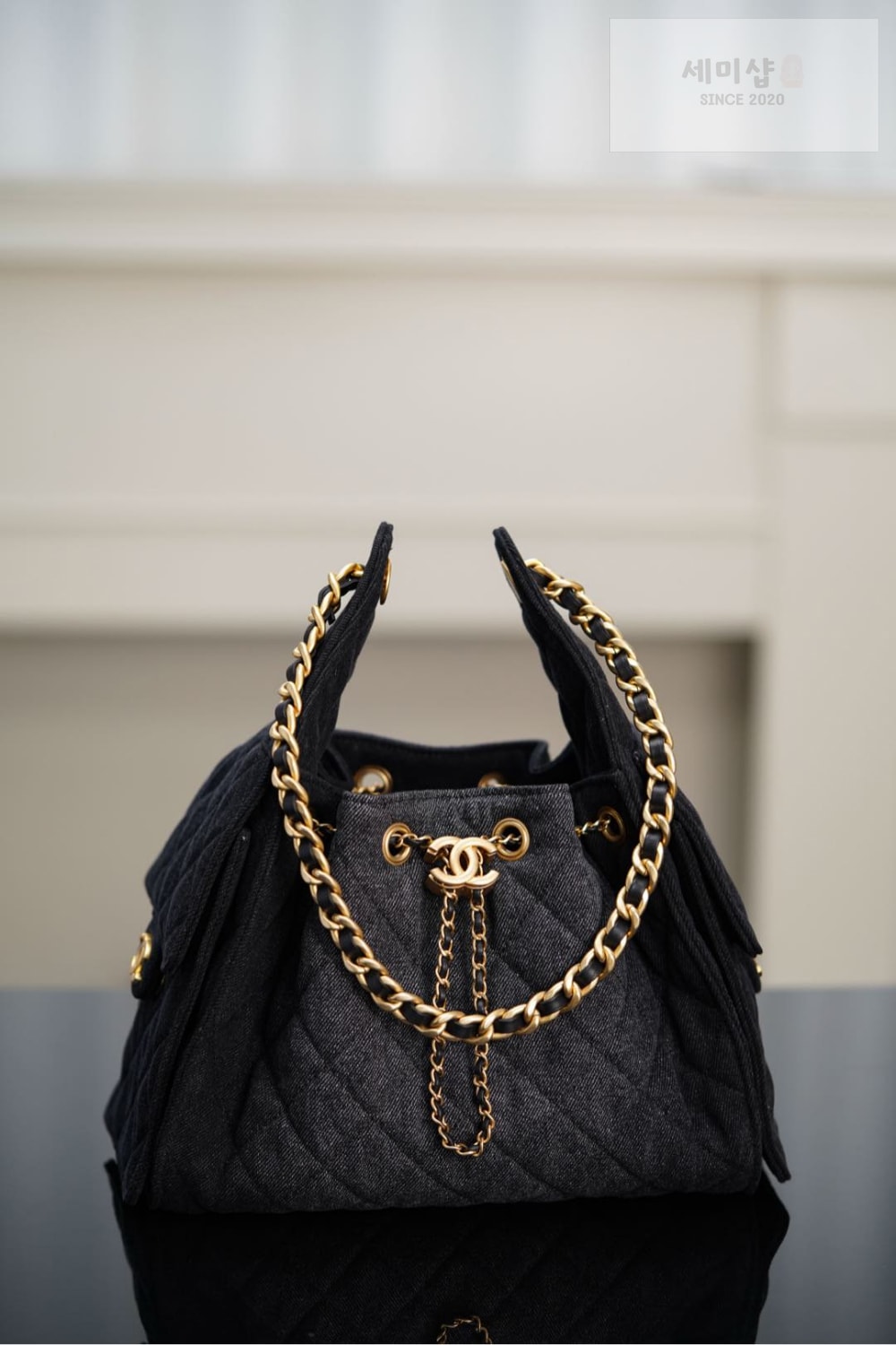 C H A N E L Chanel 25 Hobo Small 블랙데님 Bag 1번 이미지