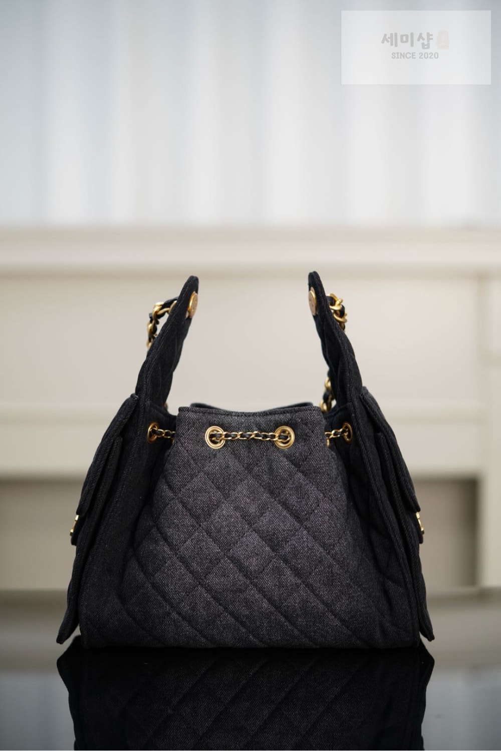 C H A N E L Chanel 25 Hobo Small 블랙데님 Bag 2번 이미지