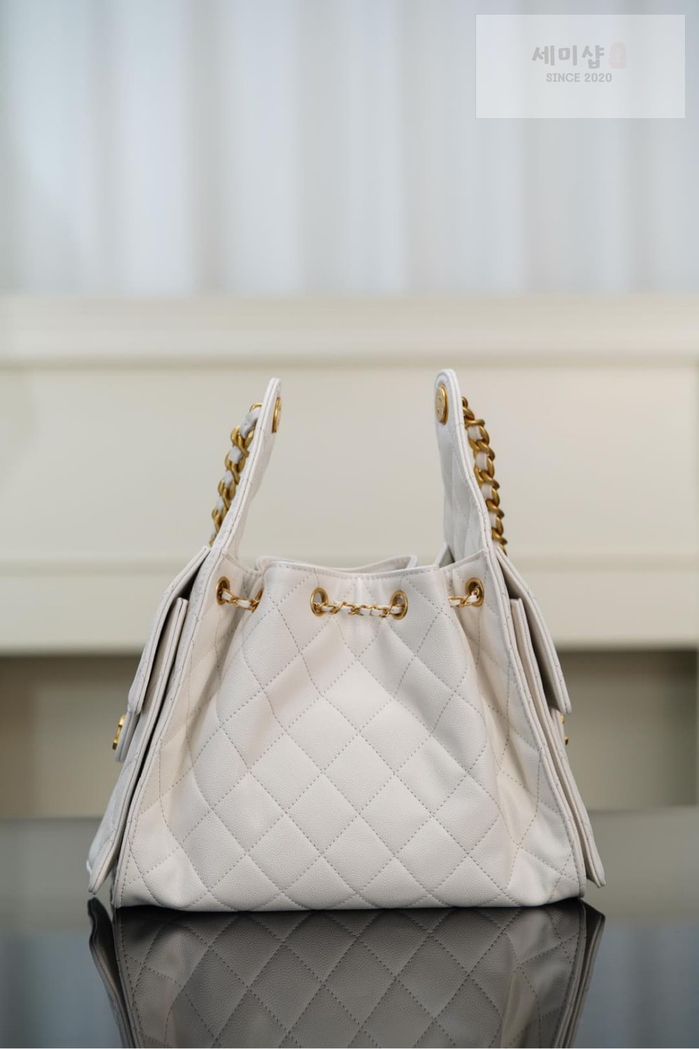 C H A N E L Chanel 25 Hobo Small 화이트 Bag 7번 이미지