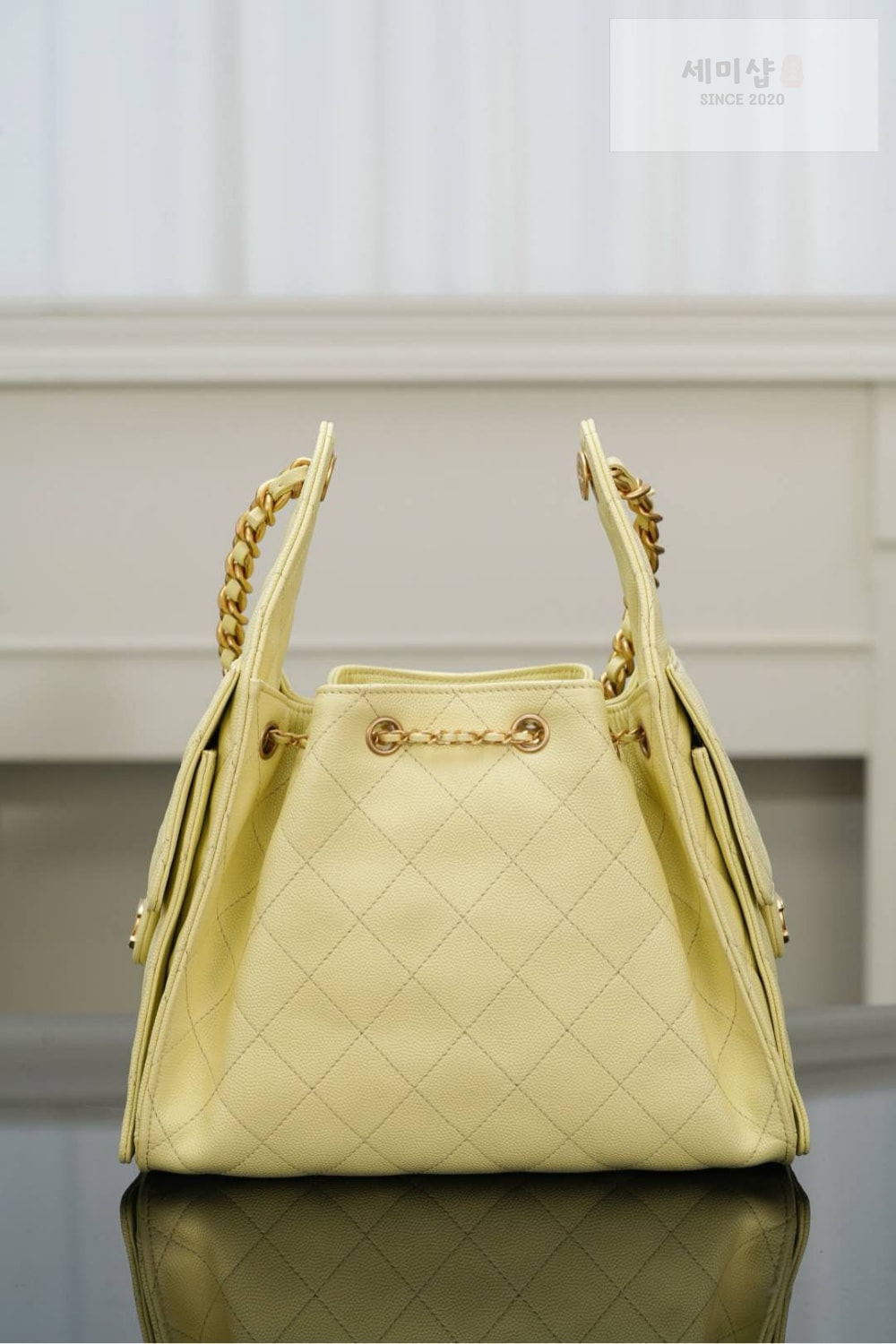 C H A N E L Chanel 25 Hobo Small 옐로우 Bag 7번 이미지