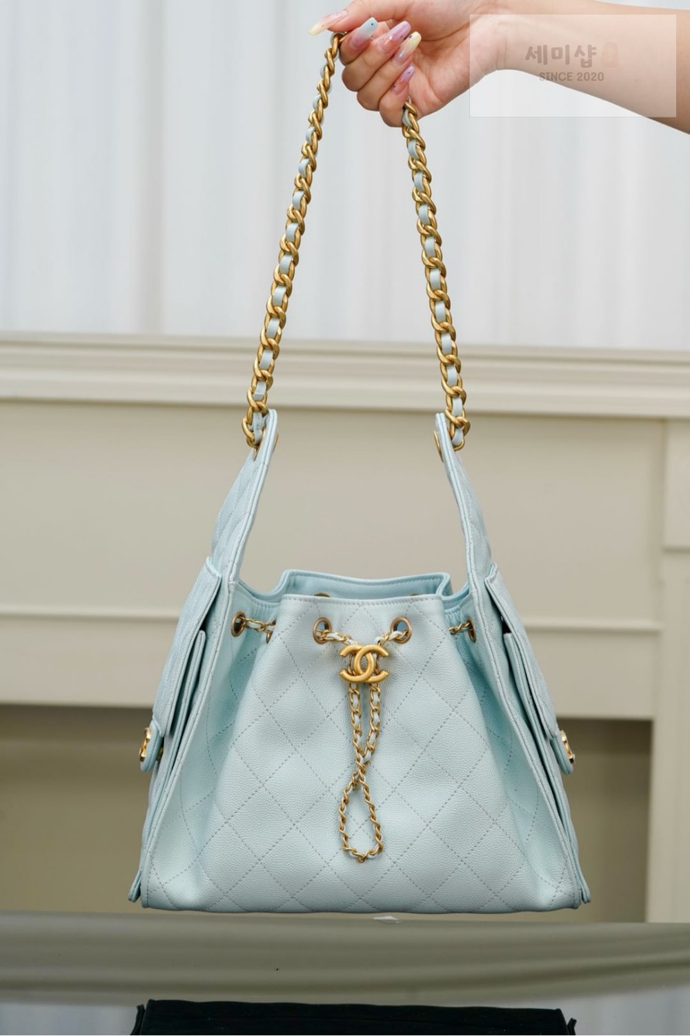 C H A N E L Chanel 25 Hobo Small 민트 Bag 1번 이미지