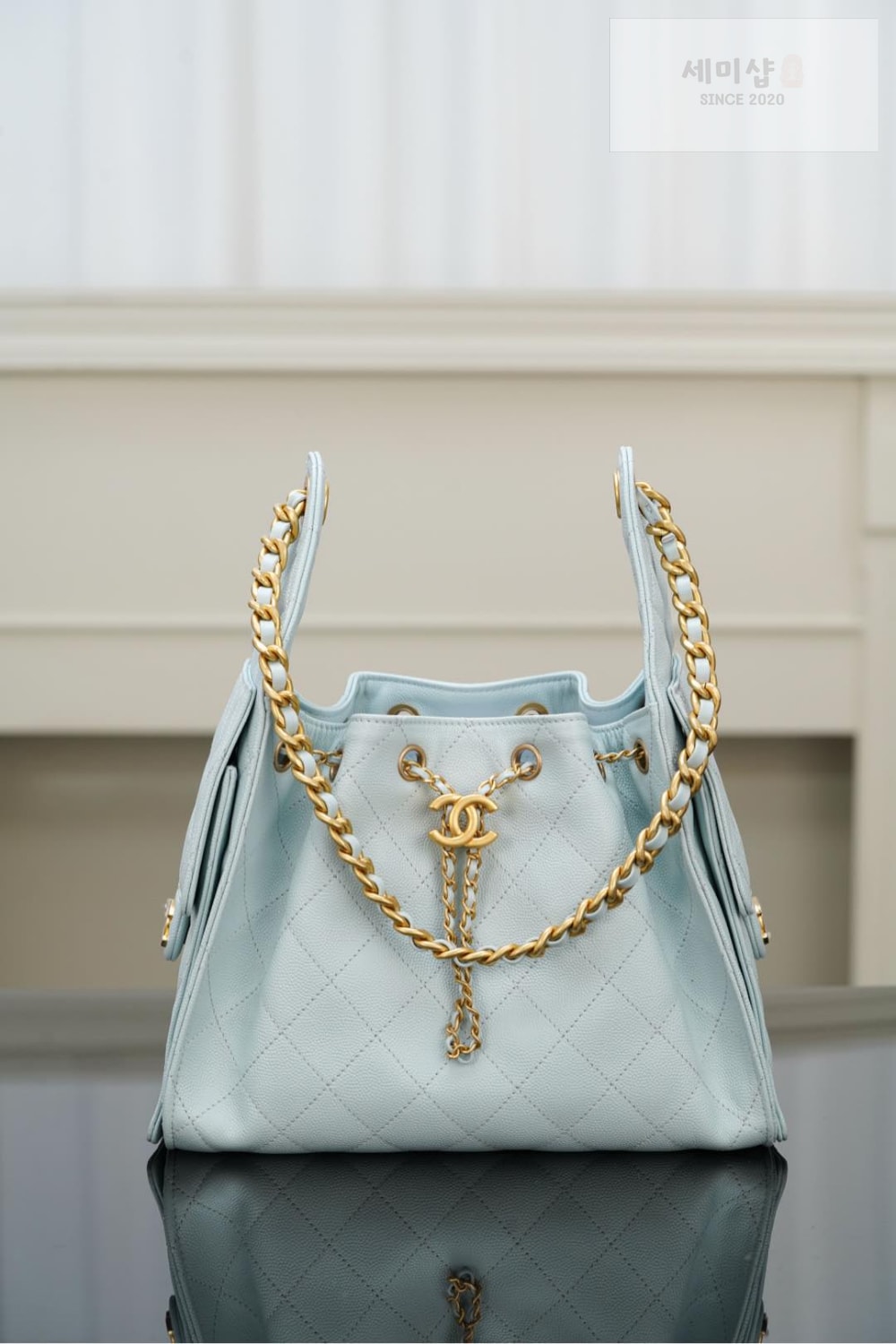 C H A N E L Chanel 25 Hobo Small 민트 Bag 2번 이미지